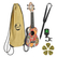 Ortega K2-EM Keiki Sopraan Ukulele Pack "El Muerto"
