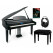 Classic Cantabile GP-A 810 Pianoforte Digitale Nero Lucido Set