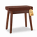 Classic Cantabile Banquette De Piano Design Velours Noyer
