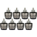 IsoAcoustics Gaia 3 Isolateurs Pour Enceintes - Lot De 8