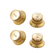 Gibson Top Hat Knobs Gold w/ Gold Insert 4 pc.
