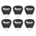 Ibanez PA14MSG-WH Picks Wizard Sand Medium - Pack De 6