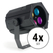Showlite GL-8 USB-Gobo Partylight 4x Set