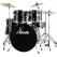 XDrum Semi 22" Standard Batería Midnight Black Set incl. soporte de brazo + platillo Crash