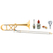 Lechgold QP-20GL Trombone Quart en Laiton Doré Deluxe Set