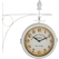 Stagecaptain BHU-4543 WM Grote Stationsklok met Wandhouder Wit