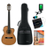 Ibanez GA5TCE-AM 4/4 Guitare Classique Concert Amber Set