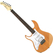 Yamaha Pacifica 112JL YNS Left-Hand Electric Guitar Yellow Natural Satin