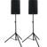 Pronomic C-215 MA 15" Actieve Speaker 2000 Watt Statief Set