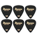 Ibanez PA14MSG-BK Picks Wizard Sand Medium - Confezione da 6