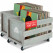 Stagecaptain SPK-100 GY Schallplattenkiste "Emil" Grau 2x Set