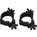 Eurolite TPC-10 Half Coupler Clamp Black 2-Piece Set