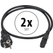 DAP Audio Powercord OFC HiFi Cavo Alimentazione 5m Set 2x