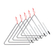 XDrum Triangle, Large 25cm SET 5 x + Beater