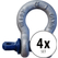Litecraft Omega Schäkel 2,0 t 4x Set