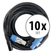 Pronomic Stage PPD-10 Hybridkabel Powerplug/DMX 10x Set