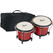 XDrum Bongos Club Rojo Vino SET incl. Bolsa para Bongos