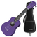 Classic Cantabile US-100 VT Sopraan-Ukulele Paars Set Incl. Tas
