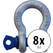 Litecraft Omega Manille 3,25 t Lot De 8