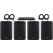 McGrey PA-4504 1 HE 4x 450 Watt Monitor Set