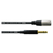 Cordial CFM 1,5 MV Stereojack/XLR-Kabel 1,5 m Zwart