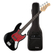 Rocktile Pro JB-30BK 70's Deluxe E-Bass Black Set incl. Gigbag