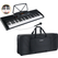 McGrey LK-6120-MIC Clavier à Touches Lumineuses avec Micro Set Sac Noir