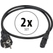 DAP Audio Powercord OFC HiFi Cavo Alimentazione 10m Set 2x