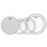 Remo 12" 13" 16" Pinstripe Clear Set PLUS 14" Ambassador Coated