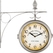 Stagecaptain BHU-4543 SR Grote Stationsklok Met Wandhouder Zilver
