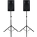 Pronomic E-215 MA Caja Activa 15" 500 Vatios Set con Soportes