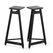 Solidsteel SS-6 Speaker Stands Pair Black
