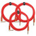 Pronomic Trendline INST-3R Instrument Cable 3m Red 3x Set