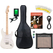 Squier Sonic Chitarra Elettrica HT Arctic White Starter Set