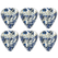 Taylor Thermex Pack De 6 UltraPicks Blue Swirl 1,50 Premium 351