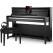 Classic Cantabile UP-1 SM Upright E-Piano Matte Black Deluxe Set