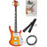 Rocktile Pro RB-400R Redneck E-Bass Red Sunburst Set