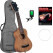 Cascha Sopran Ukulele Mahagoni Solid Set