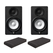 Yamaha HS7 Aktive Studio Monitore Set mit 7" Absorberplatten