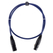 Pronomic Stage DMX3-1 DMX-Kabel 1m blau mit Goldkontakten
