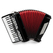Classic Cantabile 72 Bass Accordeon "Secondo V" Zwart