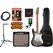 Ibanez AZ22S1F-TKS Standard E-Guitare Transparent Black Sunburst Set