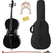 Classic Cantabile CP-100BK 4/4 Cello Set Black