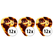 Rocktile Plectrums Brown Tortoise 36 Stuks Master Pack