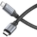 Sonero USB-C to USB-C Charging Cable 60W Gray/Black 1.0 m