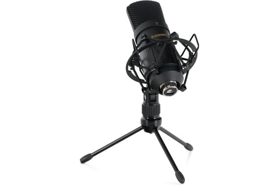 McGrey USB-M 1000 BK Microphone à condensateur pour podcast image 1