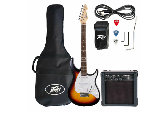 Peavey Raptor Plus JR E-Gitarre Stage Pack Sunburst  - Retoure (Zustand: gut) image 1