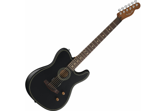 Fender Acoustasonic Standard Telecaster Black image 1