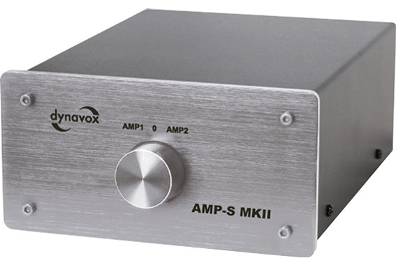 Dynavox AMP-S MKII Verstärker/Boxen-Umschalter silber  - Retoure (Zustand: sehr gut) image 1