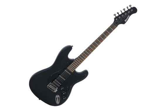 Dimavery ST-312 E-Gitarre Satin Schwarz image 1